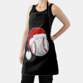 Baseball, Softball-liefhebbers - Pet met kerstkers Schort (Insitu)