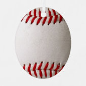 Baseball Softball Metalen Ornament (Voorkant)