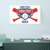 Baseball Softball personaliseren Spandoek (Beurs)