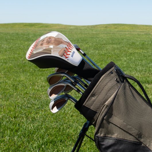 Baseball Softball Sport Fotonaam Golfheadcover (Insitu)
