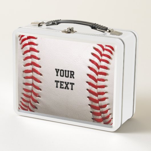 Baseball Softball Steekwerk Aangepaste Tekst (Voorkant)