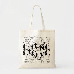 Baseball spelen patroon.w tote bag
