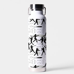 Baseball spelen patroon.w waterfles