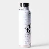 Baseball spelen patroon.w waterfles (Rechts)