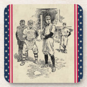 Baseball:Spelers Beverage Coaster Bier Onderzetter (Voorkant)