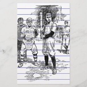 Baseball:spelers Briefpapier