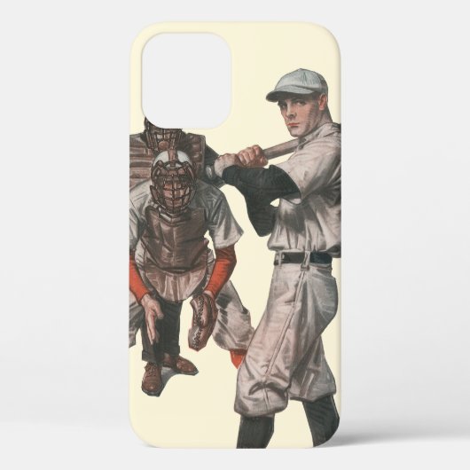 Baseball-spelers in sport Case-Mate iPhone Case (Achterkant)