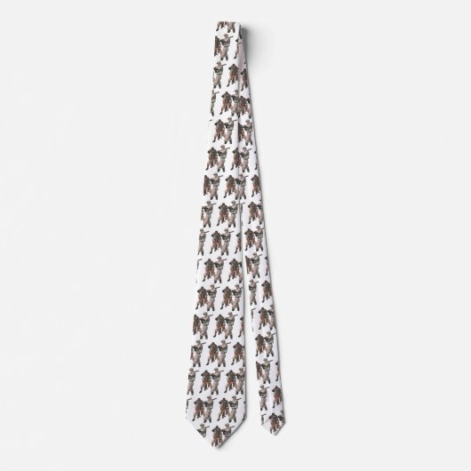 Baseball-spelers in sport Stropdas (Voorkant)