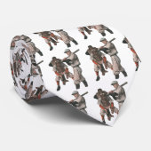 Baseball-spelers in sport Stropdas (Opgerold)