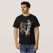 Baseball-spelers in sport T-shirt (Voorkant volledig)