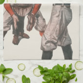  Baseball-spelers in sport Theedoek (Gevouwen)