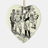 Baseball:spelers Keramisch Ornament (Rechts)