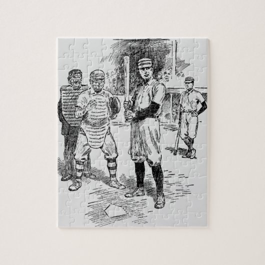 Baseball:spelers Legpuzzel (Verticaal)