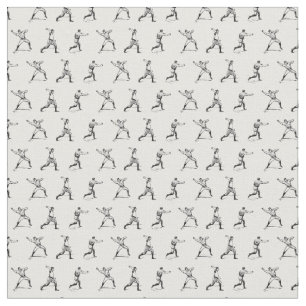  Baseball-spelers Sportthema AANGEPASTE KLEUR Stof