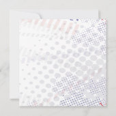 BASEBALL Splatter Bar Bat mitzvah Invitation (Dos)