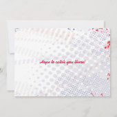 BASEBALL Splatter Bar Invitation Bat mitzvah (Dos)