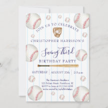 Baseball Sport Jongen 3e Verjaardag