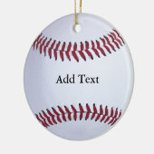 Baseball-sport Keramisch Ornament (Links)