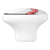 Baseball-sport Keramische Knop (Zijkant)