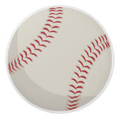 Baseball-sport Keramische Knop (Voorkant)