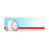 Baseball Sport Label (Voorkant)