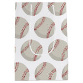 Baseball-sport Medium Cadeauzakje (Achterkant)