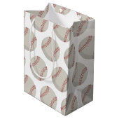 Baseball-sport Medium Cadeauzakje (Achterkant Gekanteld)