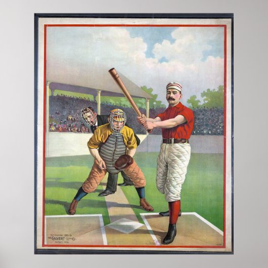 Baseball  Sport Print (Voorkant)