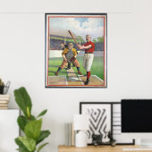 Baseball  Sport Print (Thuiskantoor)
