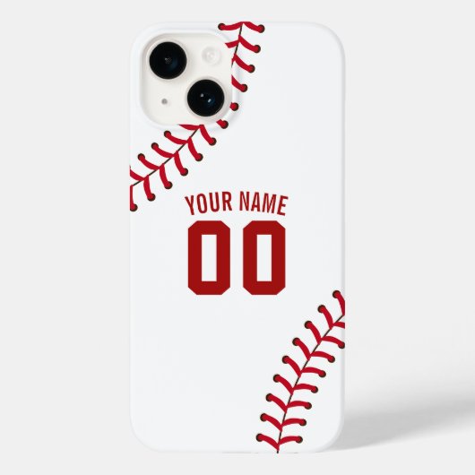 Baseball Sport Team Jersey Case-Mate iPhone Case (Achterkant)