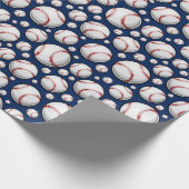 Baseball Sportpatroon Cadeaupapier (Hoek)