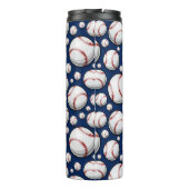 Baseball Sportpatroon Thermosbeker (Achterkant)