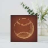  Baseball Sports Art Kaart (Staand voorkant)