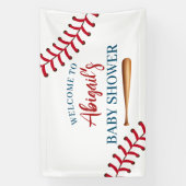 Baseball Sports Baby shower Spandoek (Verticaal)
