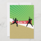 Baseball Sports Birthday Kaart (Achterkant)