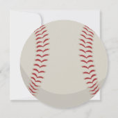 Baseball Sports Birthday Kaart (Achterkant)