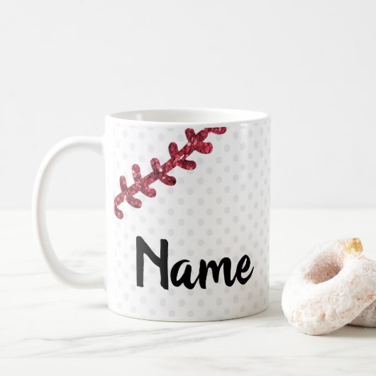 Baseball, Sports, Design Café Mug Cup (Avec donut)