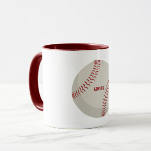 Baseball Sports Gepersonaliseerd Mok