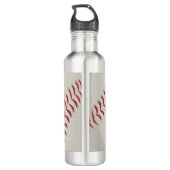 Baseball Sports Gepersonaliseerd Waterfles (Achterkant)