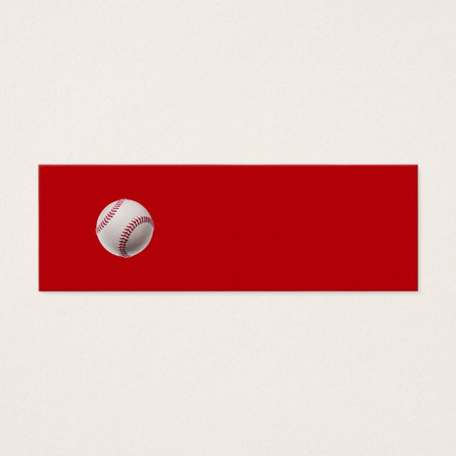 Baseball - Sports Modèles Baseballs sur Rouge (Devant)