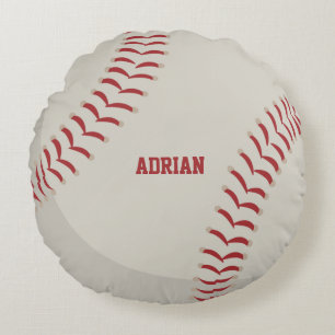 Baseball Sports Personalized Accent Pillow Rond Kussen