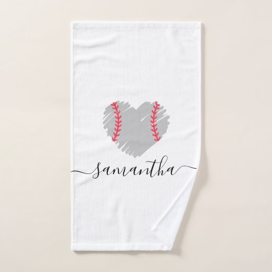 Baseball Sports Serviettes Filles Softball (Serviette à main)