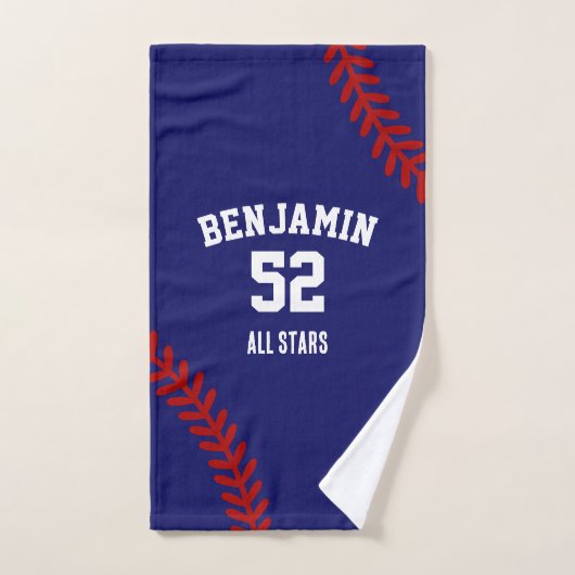 baseball sports towel, coach bath towel (Serviette à main)