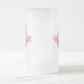 Baseball Sports Verre Frosted Beer Mug (Centre)