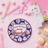 Baseball Sportthema Naam Partijpapier Bord (Feest)