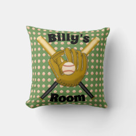 Baseball Square Pillow Kussen