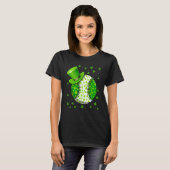 Baseball St Patricks Day Leprechaun Shamrock Irish T-shirt (Voorkant volledig)