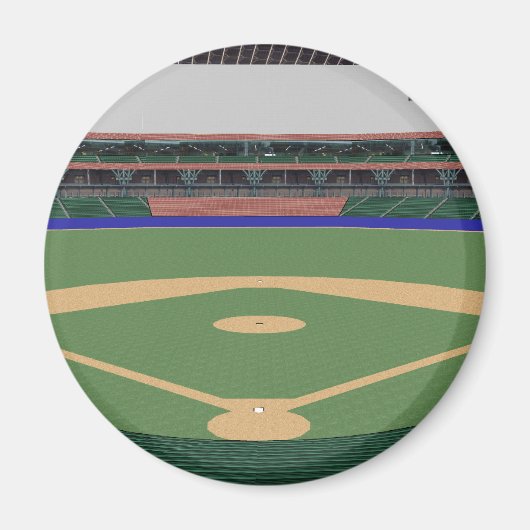 Baseball Stadium: 3D model: Magneet (Voorkant)