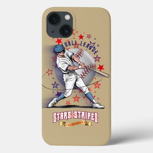 Baseball Stars & Stripes | Case-Mate iPhone Case (Achterkant)
