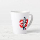 Baseball Stars & Stripes | Tasse à Latte (Angle droit)
